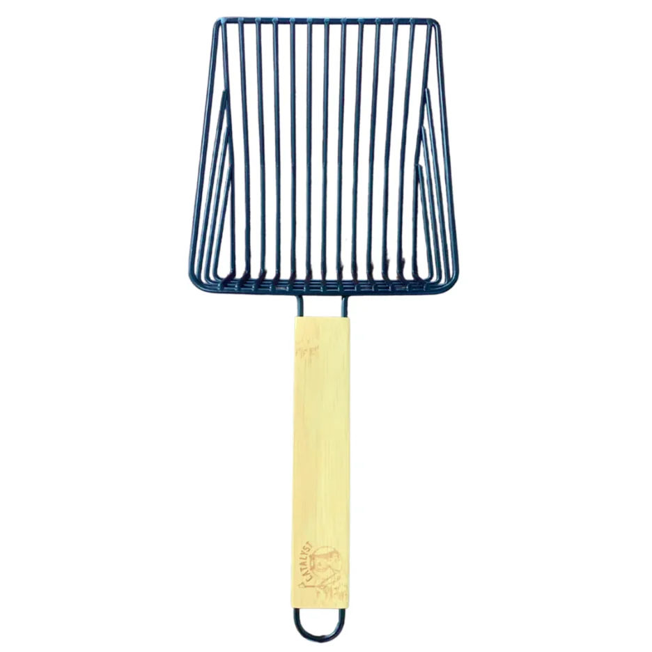 Fine Catalyst Pet Wide Slatted Litter Scoop High-End