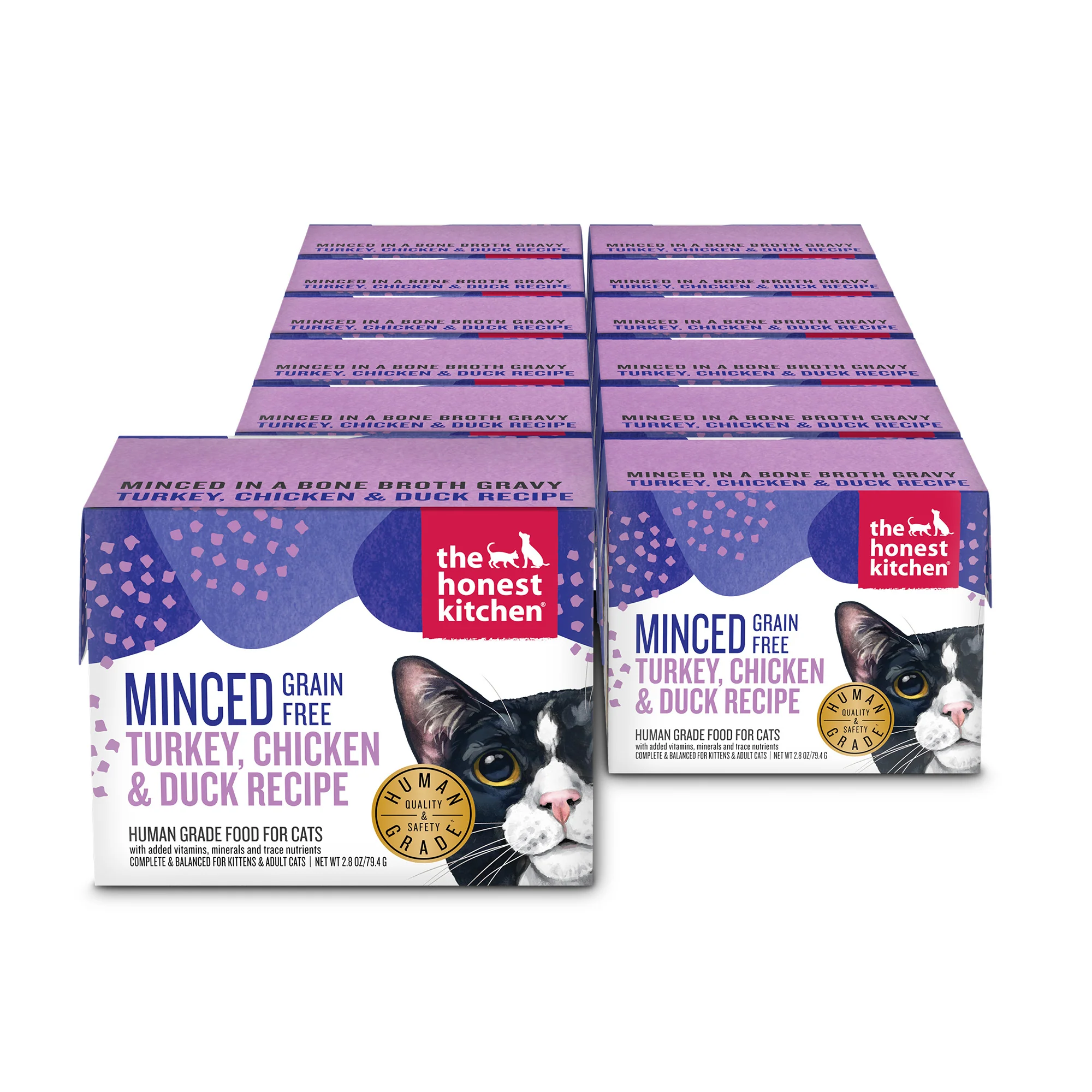 Efficient The Honest Kitchen Minced Wet Cat Food Turkey Chicken Duck in Bone Broth Gravy Outstanding