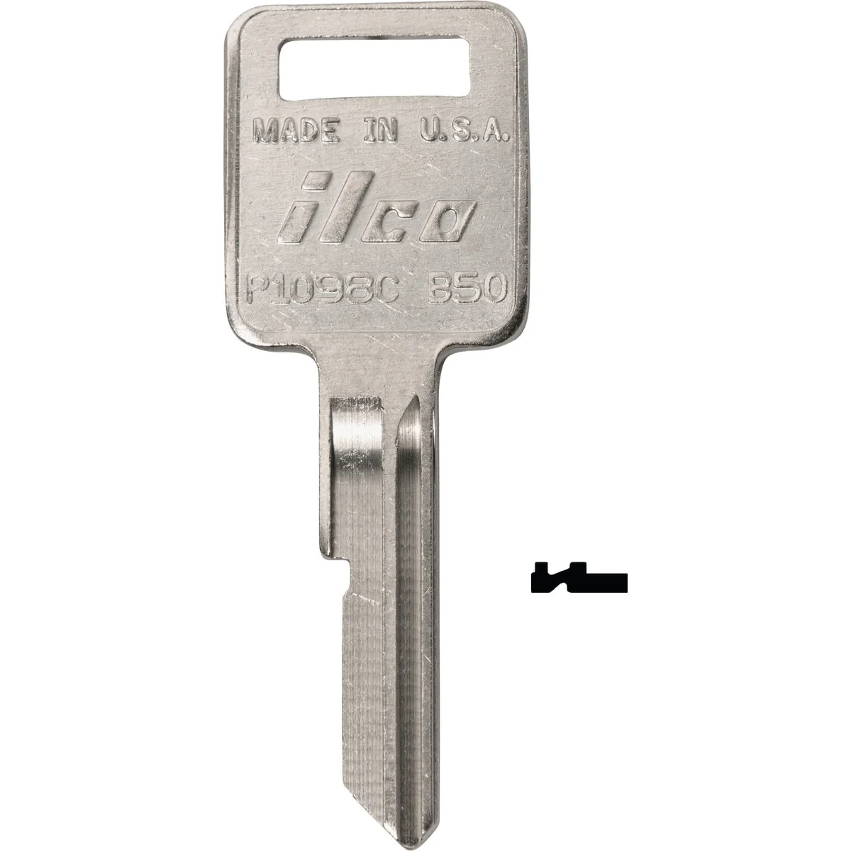 Trusted ILCO GM Nickel Plated Automotive Key B48 10-Pack Proven