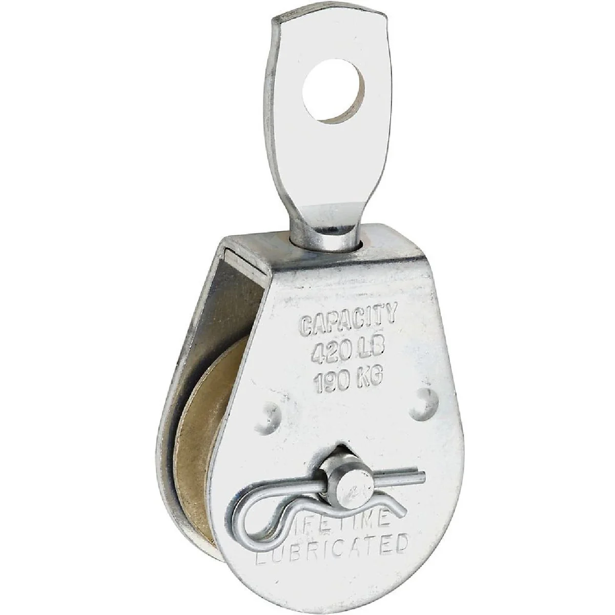 High-Performance National 3211 1-1 2 In. O.D. Single Swivel Eye Steel Rope Pulley Refined