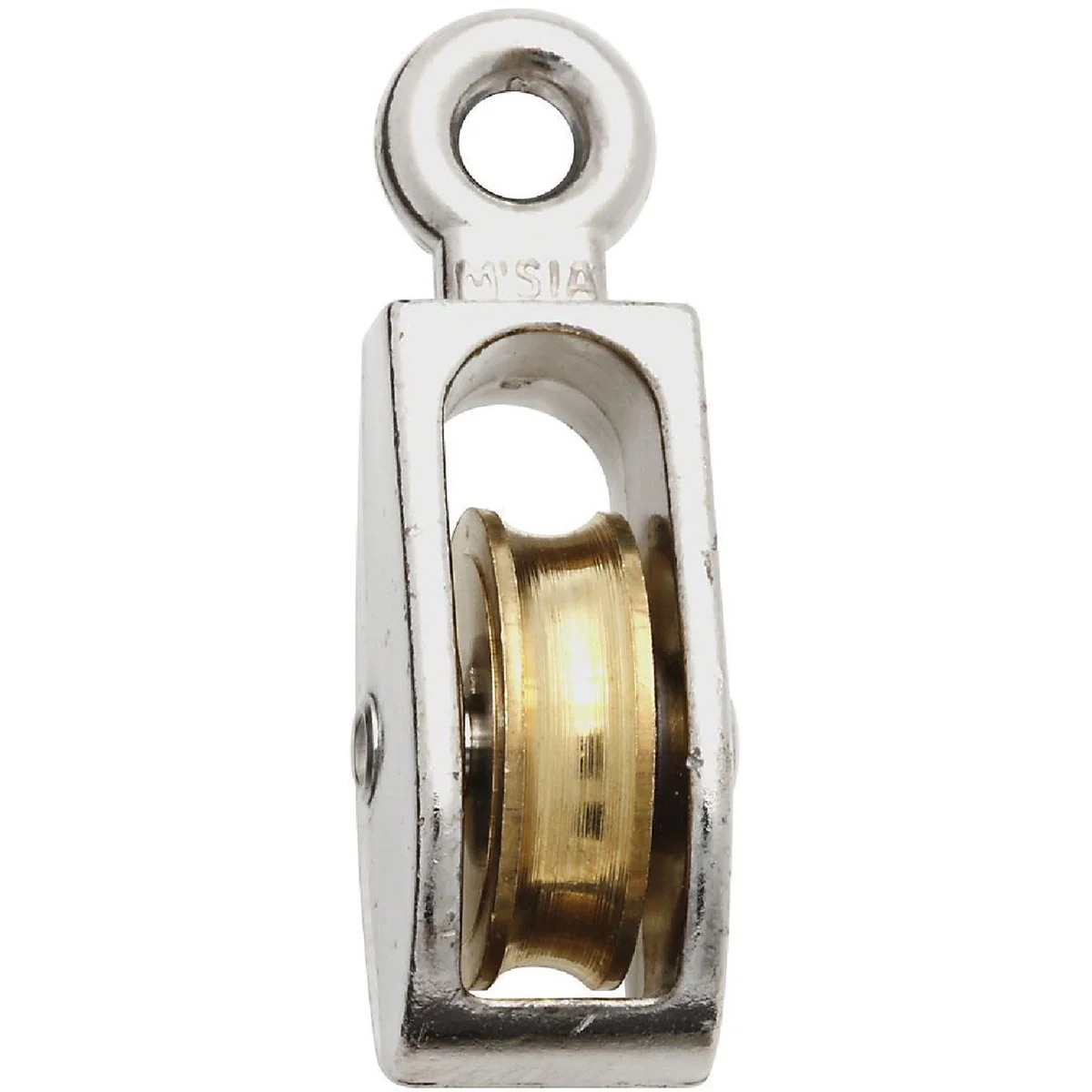 Selected National 3203 1 In. O.D. Single Fixed Eye No-Rust Rope Pulley Easy-to-Use