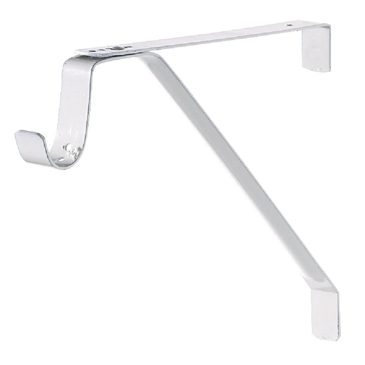 Specialty John Sterling Closet-Pro 12.40 In. H. x 12.40 In. D. Adjustable Closet Shelf Rod Bracket White Exclusive