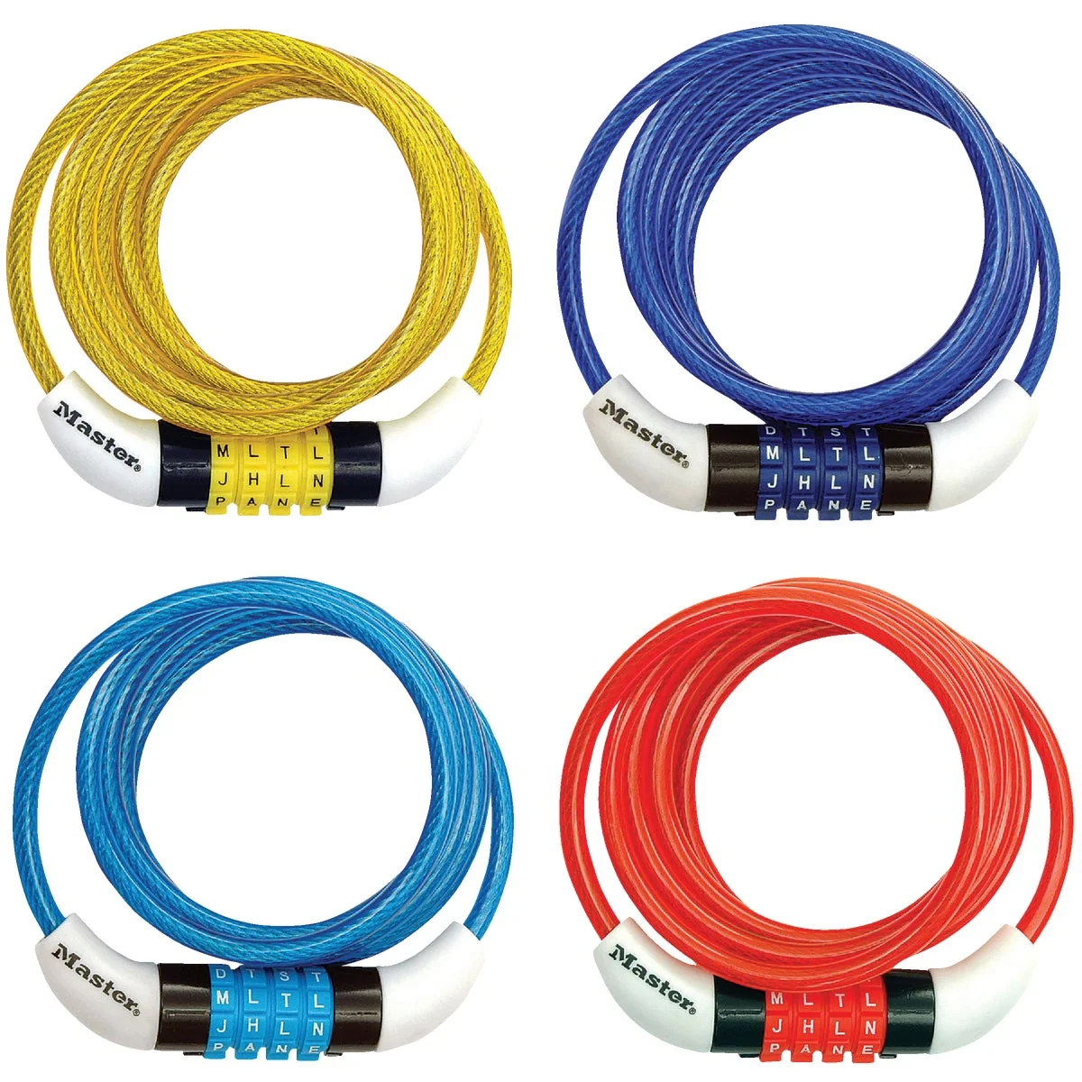 Minimalist Master Lock 5 Ft. x 1 4 In. Preset Bicycle Lock Artisan