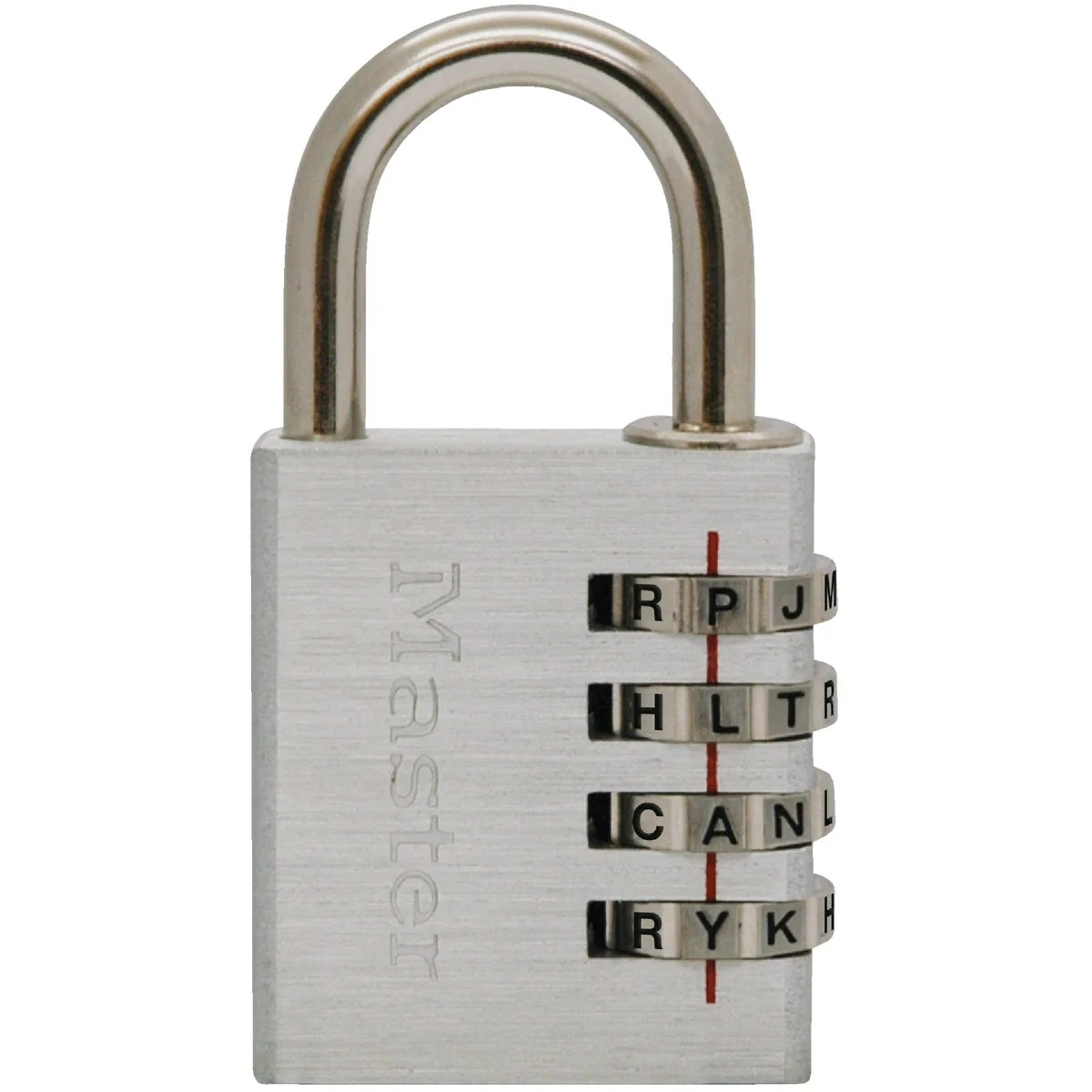Eco-Friendly Master Lock 1-9 16 In. Brushed Aluminum Combination Padlock Prestigious