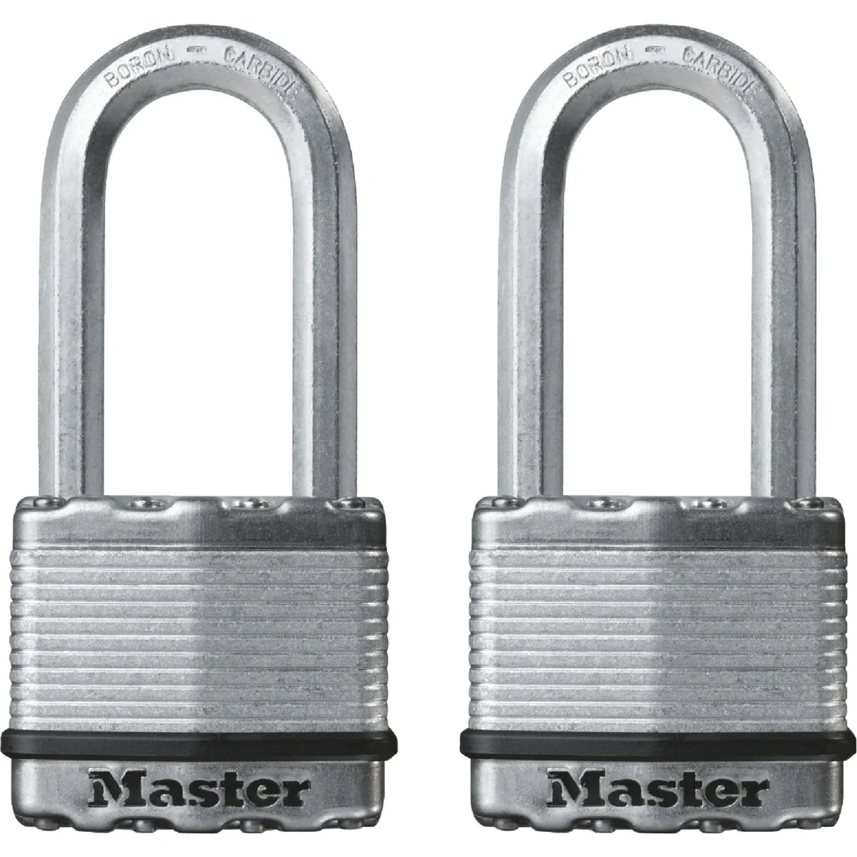 World-Class Master Lock Magnum 2 In. Keyed Alike Padlock 2-Pack Flexible