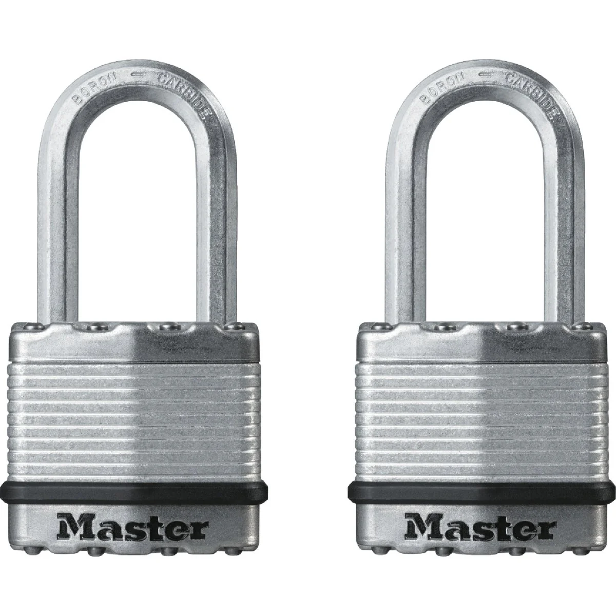 Easy-to-Use Master Lock Magnum 1-3 4 In. W. Dual-Armor Keyed Alike Padlock with 1-1 2 In. L. Shackle 2-Pack Authentic