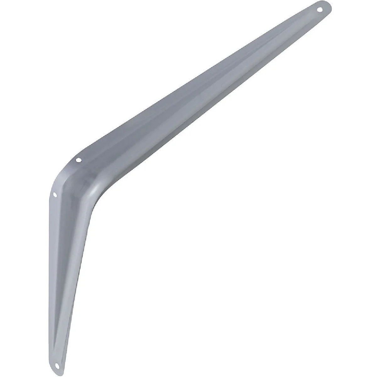 Fine National 211 10 In. D. x 12 In. H. Gray Steel Shelf Bracket Prestigious