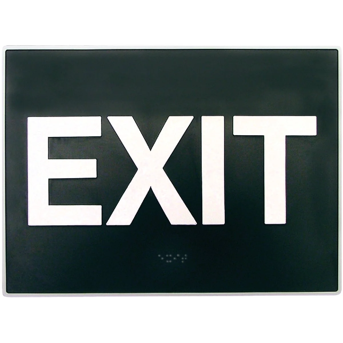 Breathable Hy-Ko Deco Series Plastic Braille Sign Exit Luxury