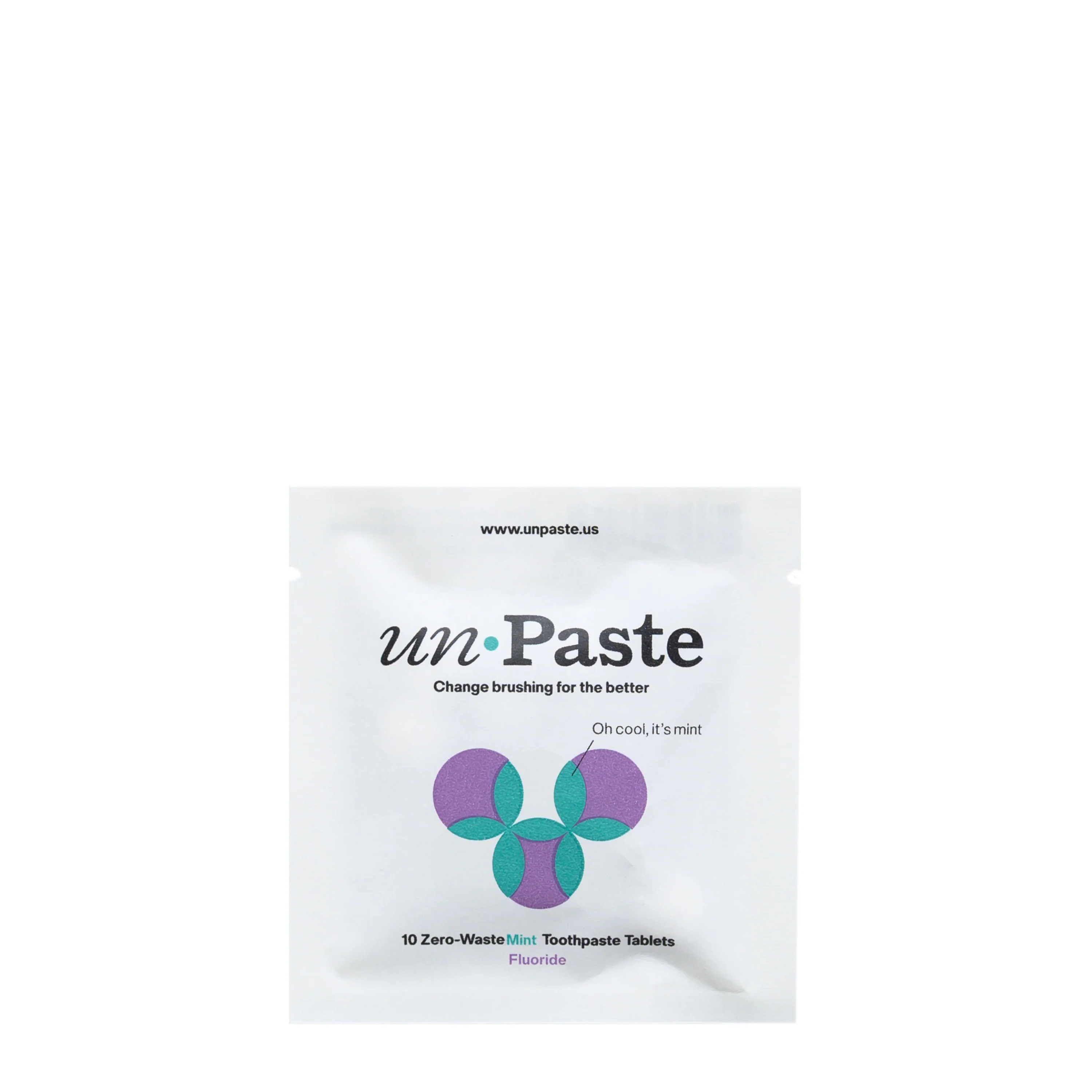 First-Class Unpaste Fluoride Mint Toothpaste Tablet - Sample Natural