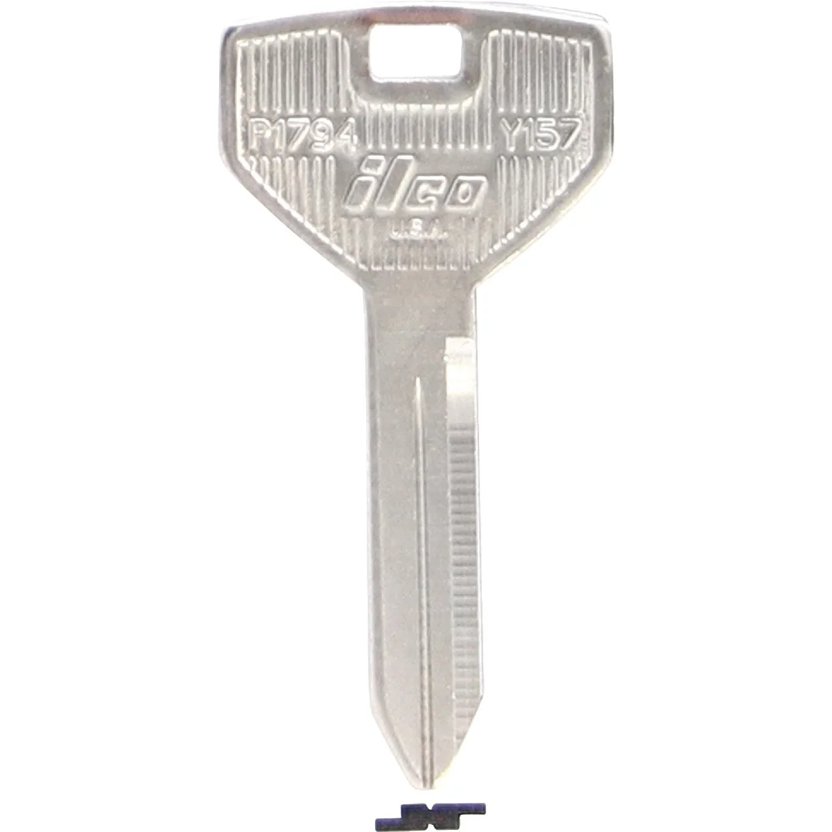 Trendy ILCO Chrysler Nickel Plated Automotive Key Y157 10-Pack Expertly Made