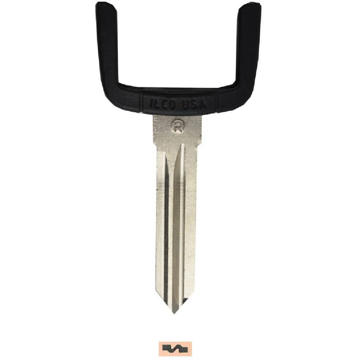 Effective ILCO GM Clone Nickel Plated Chip Key Blade Certified
