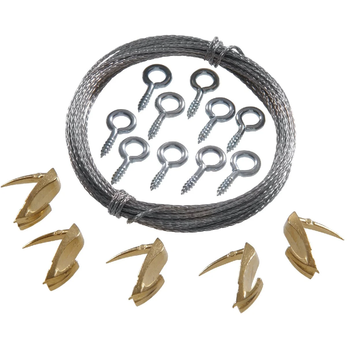 Environmentally Friendly Hillman Anchor Wire 15 Lb. Capacity Wallbiter Picture Hanging Kit Responsible