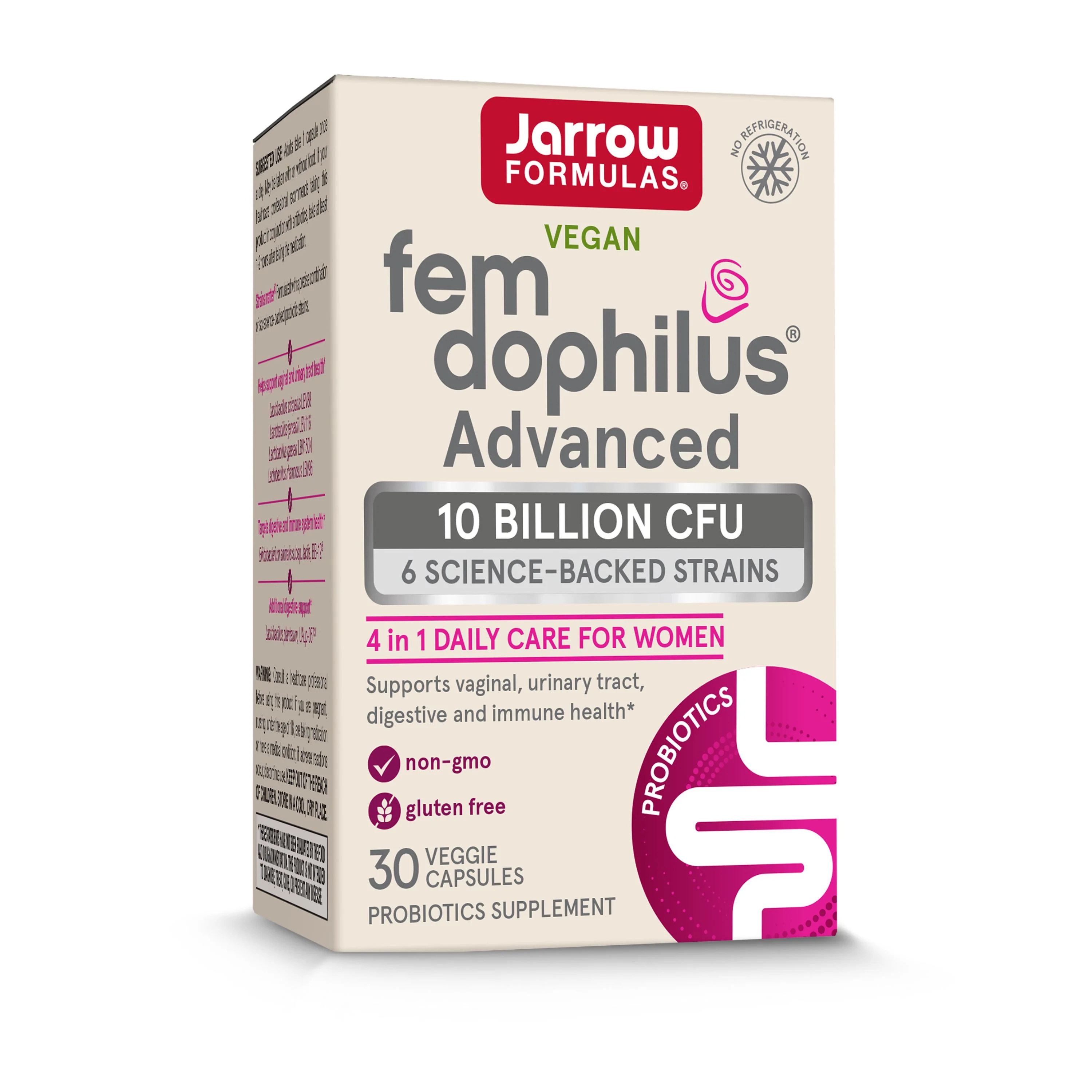 Healthy Jarrow Fem-Dophilus Advanced Probiotics Original Design