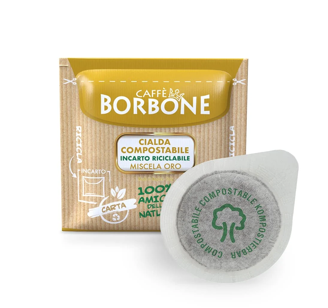 Traditional Caffe Borbone Espresso Paper Pods Gold Blend Sweet and Refined Medium Roast ESE Pods Italian Espresso- 150 Count Premium Material