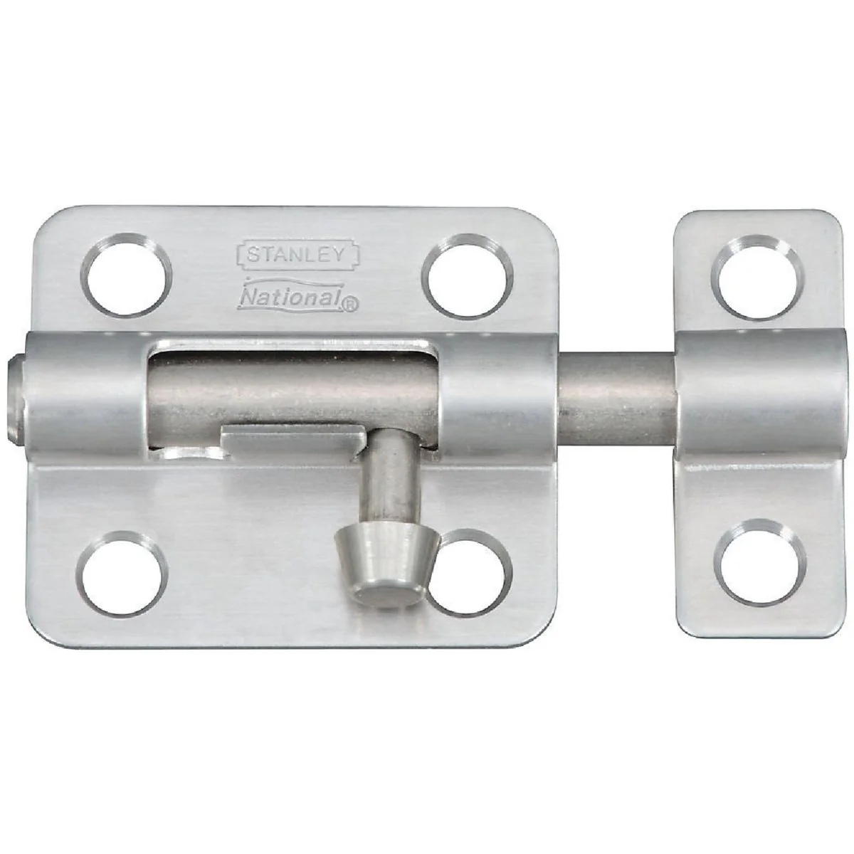 Prestigious National 434 2-1 2 In. Stainless Steel Door Barrel Bolt Functional