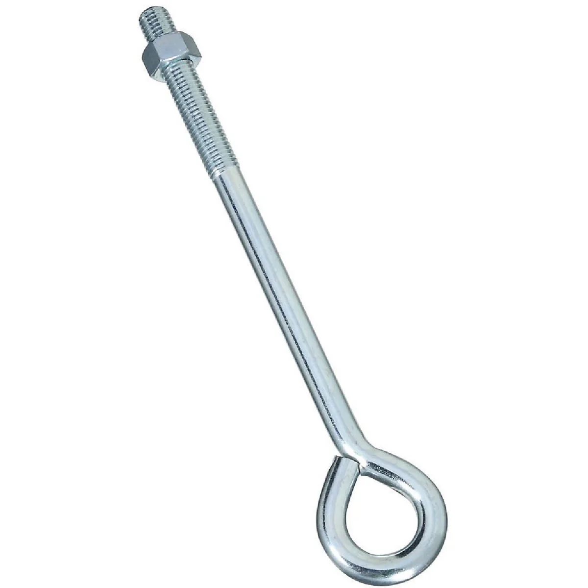 Contemporary National 5 8 In. x 12 In. Zinc Eye Bolt with Hex Nut Recyclable
