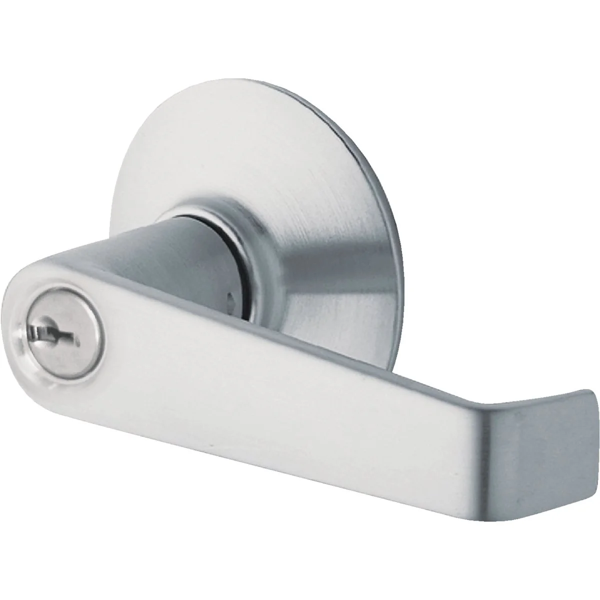 Sustainable Schlage Satin Chromium-Plated Storeroom Door Lever Breathable