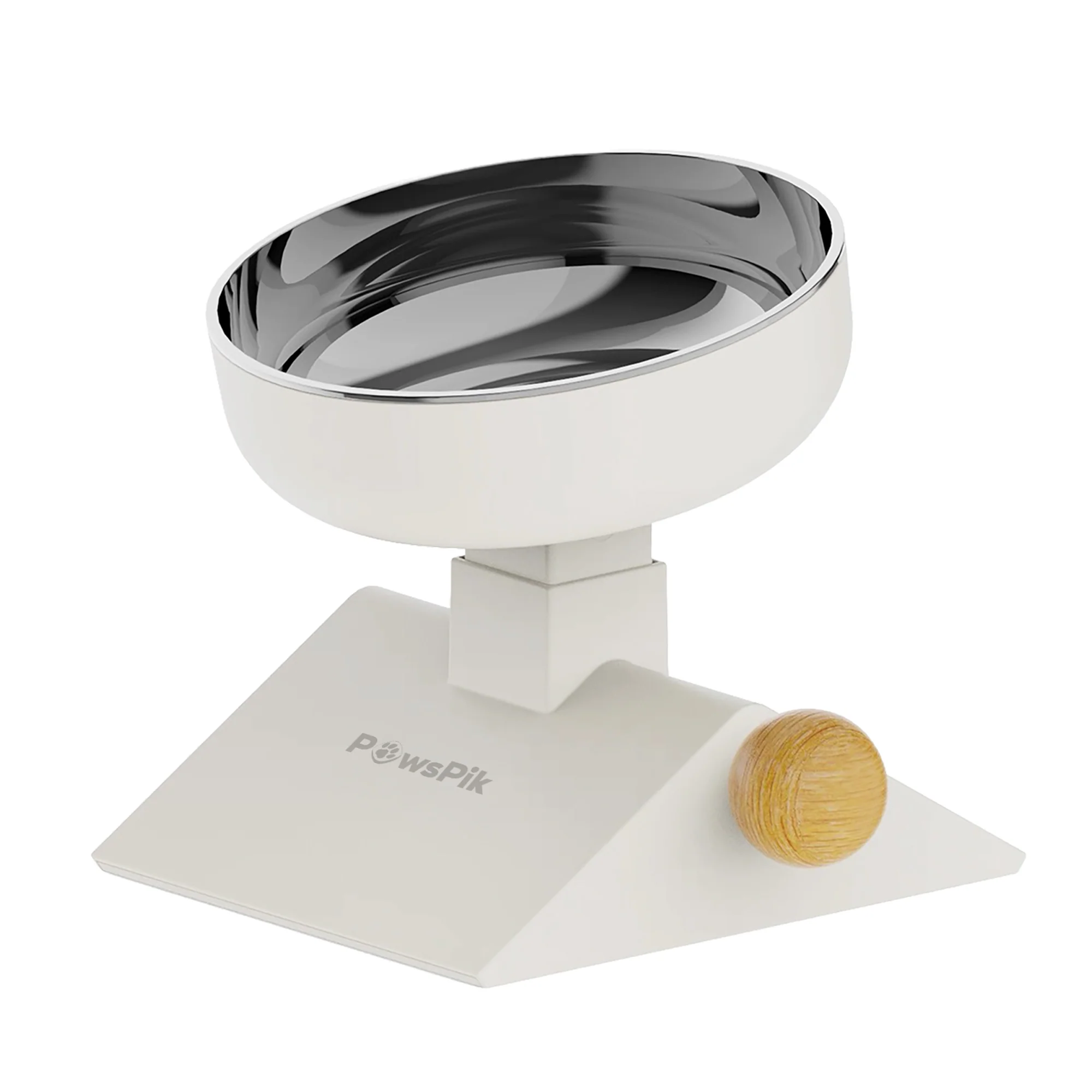 Consistent PawsPik® Adjustable Angle Height d Stainless Steel Dog Cat Bowl Healthy
