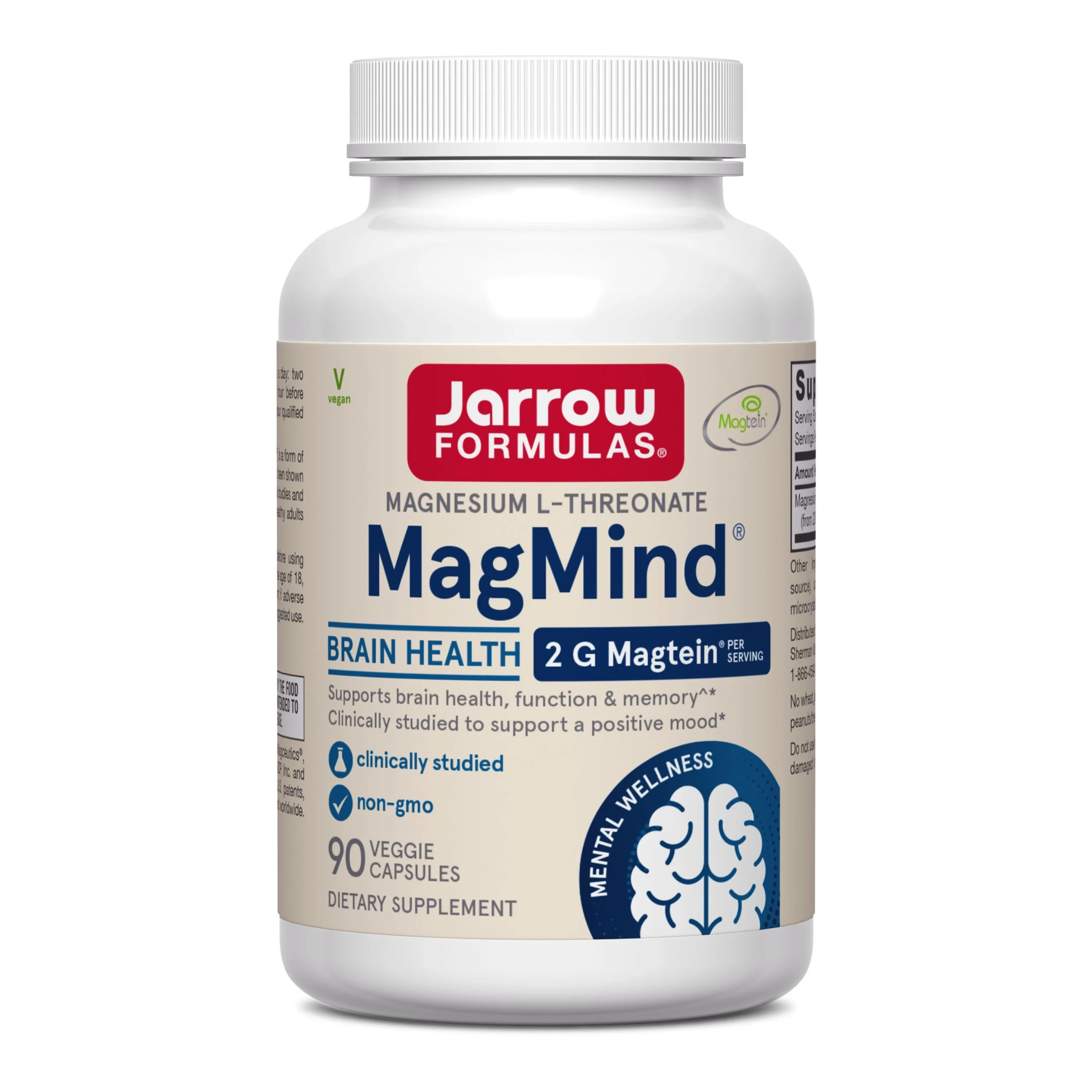 Functional Jarrow MagMind Brain Health with Magtein Magnesium L-Threonate Luxury