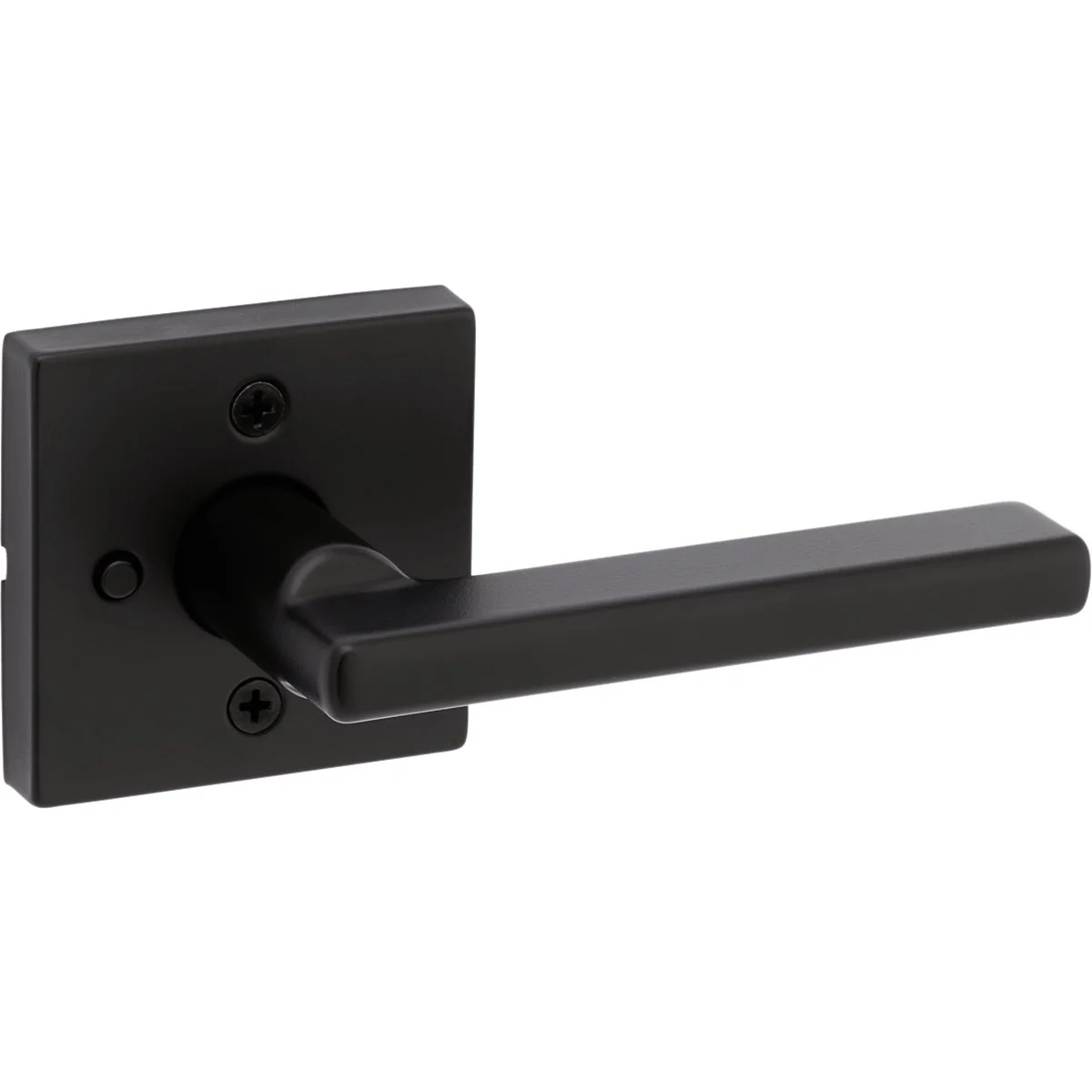 Top-Quality Kwikset Halifax Matte Black Steel Privacy Lever Organic