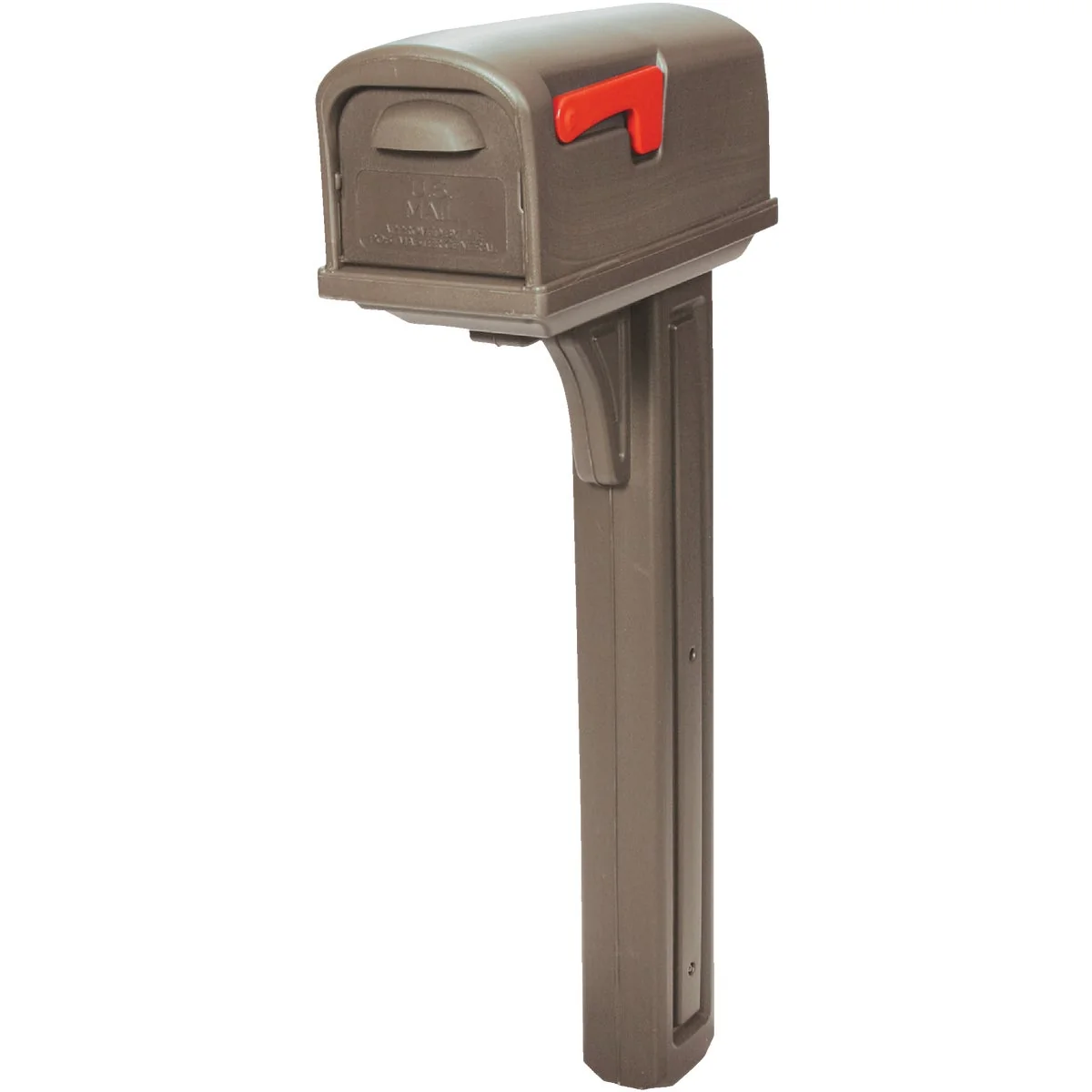 Healthy Gibraltar Classic Mocha Mailbox Post Organic