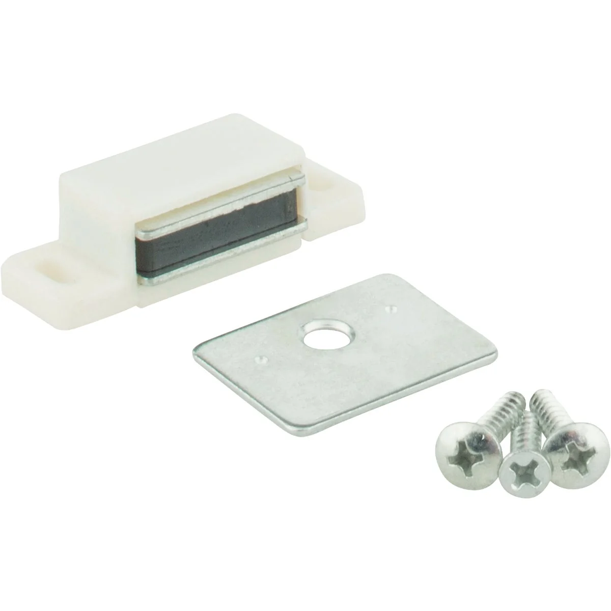 Pure KasaWare White Single Magnetic Catch 2-Pack Expertly Made