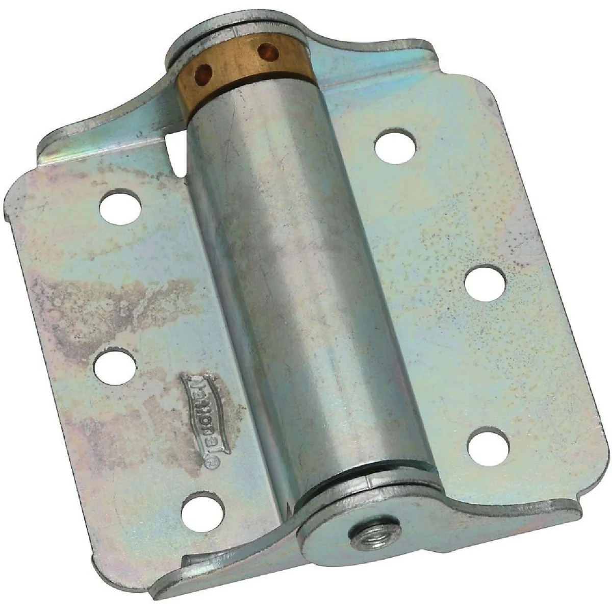Effective National 3 In. Zinc Plated Full-Surface Spring Door Hinge 2-Pack Efficient
