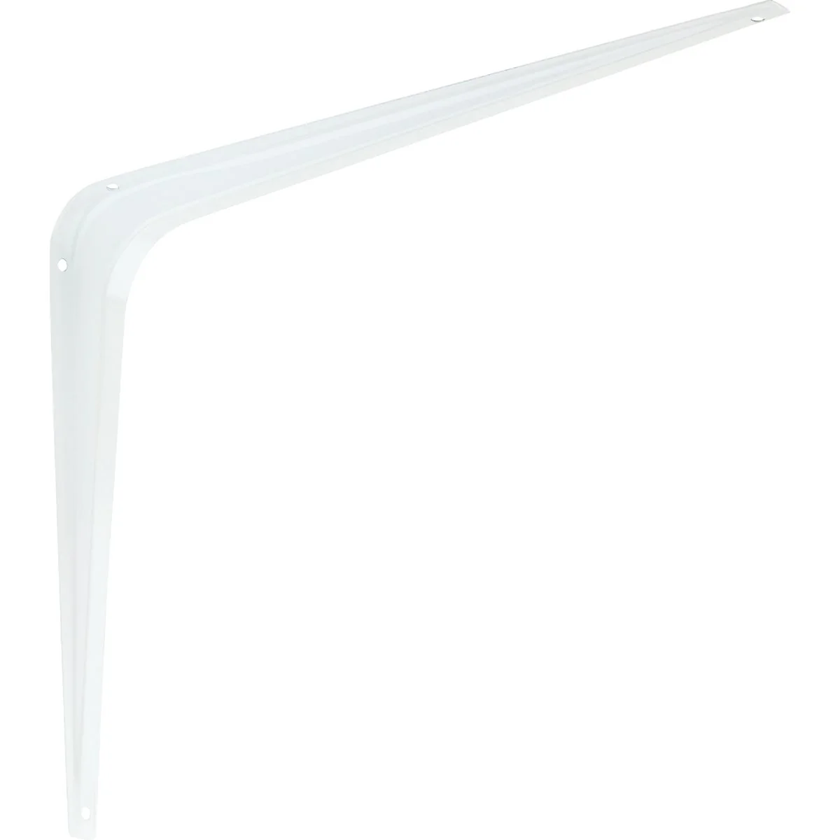 Smooth National 211 10 In. D. x 12 In. H. White Steel Shelf Bracket Next-Generation