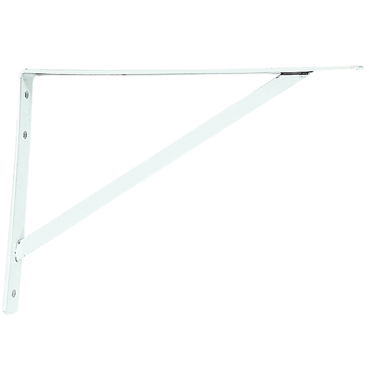 Original Design John Sterling 208 Series 16 In. D. x 10 In. H. White Steel L-Bracket Healthy