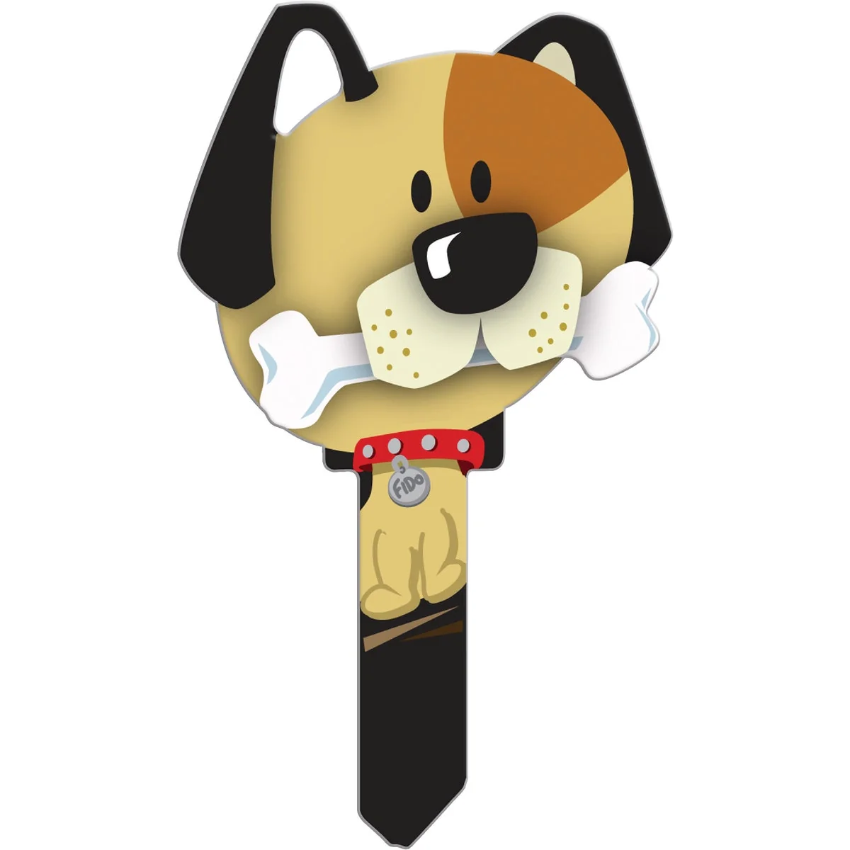 Modern Lucky Line Dog Design Decorative House Key SC1 D Outstanding