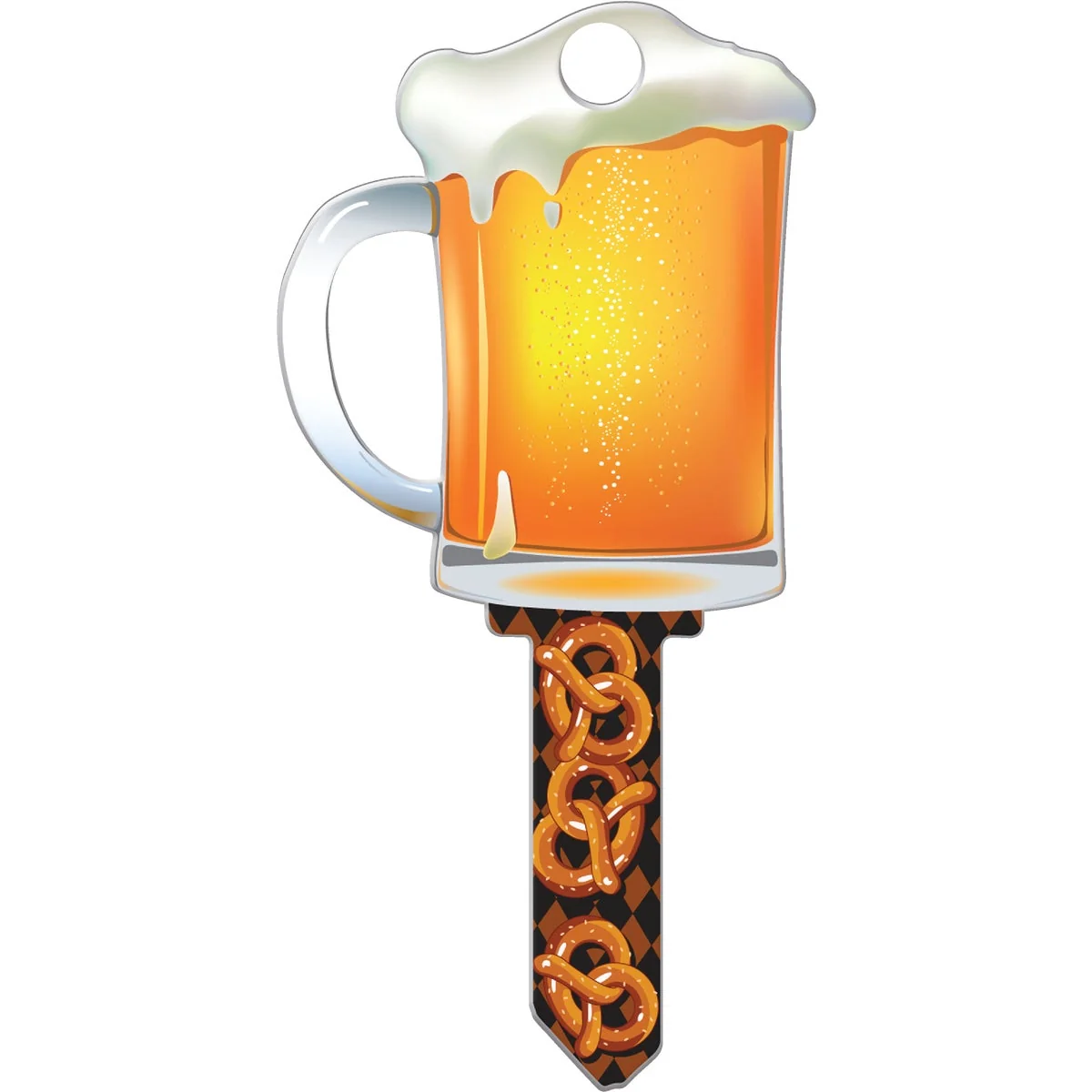 Fashionable Lucky Line Beer Mug Design Decorative House Key SC1 High-End