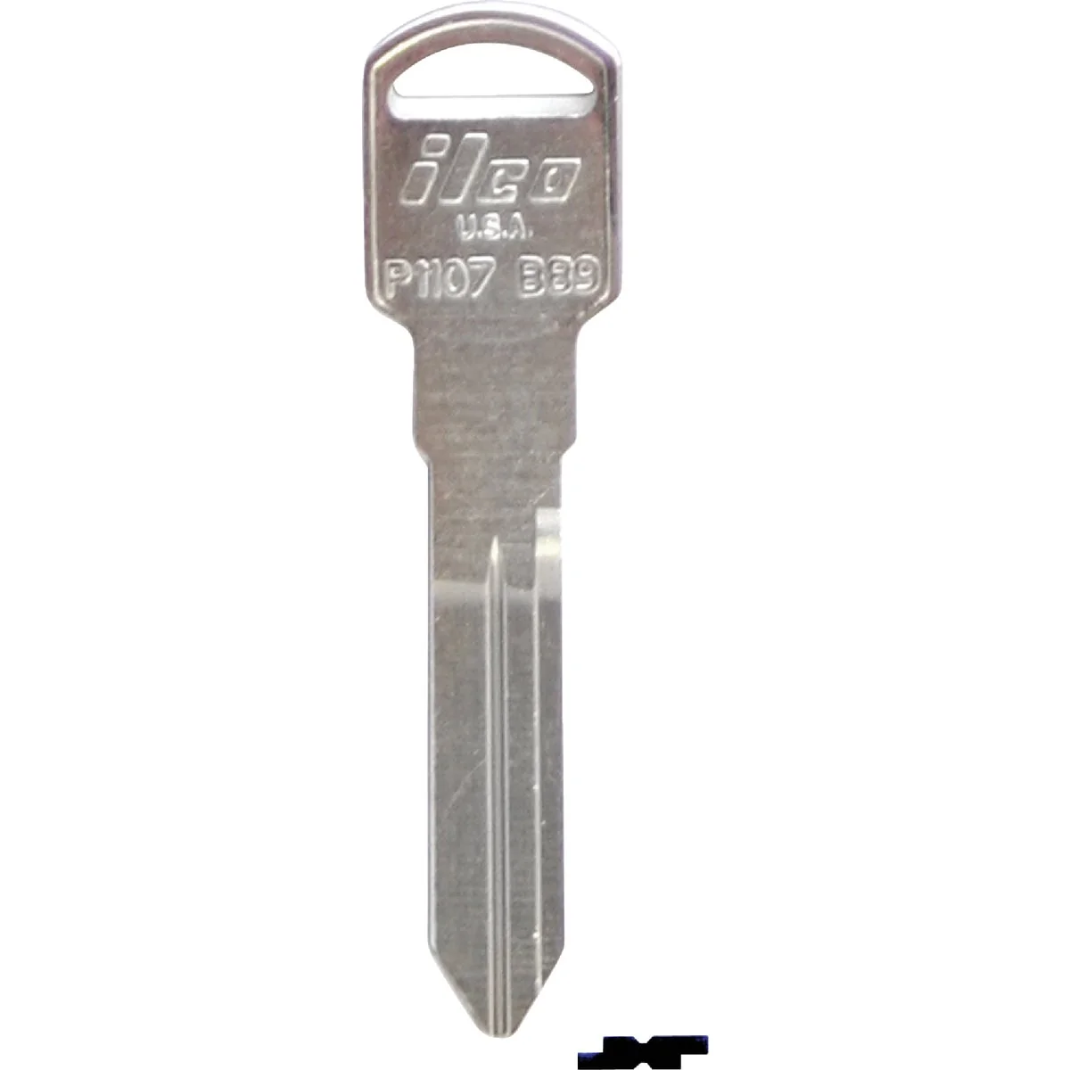 Trusted ILCO GM Nickel Plated Automotive Key B89 10-Pack User-Friendly