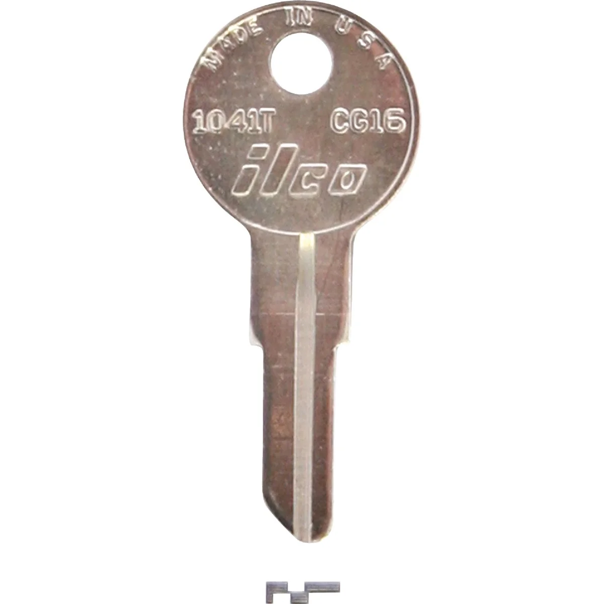 Sophisticated ILCO CG16 Chicago Nickel Plated Tractor Key 10-Pack User-Friendly
