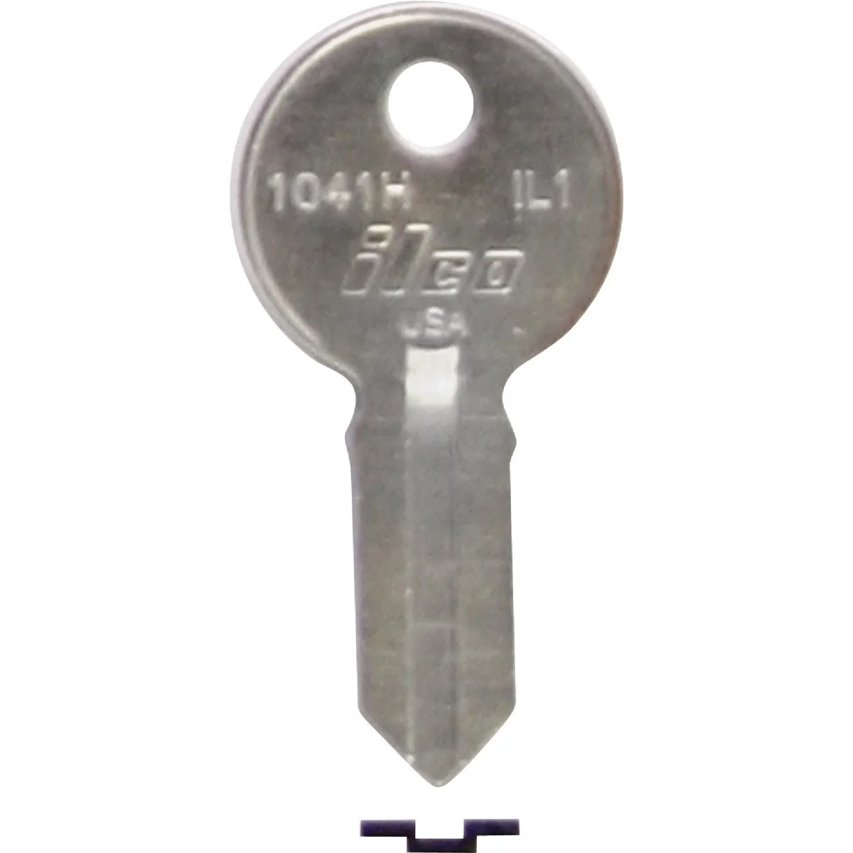 Fast ILCO Illinois Nickel Plated File Cabinet Key IL1 10-Pack Elegant