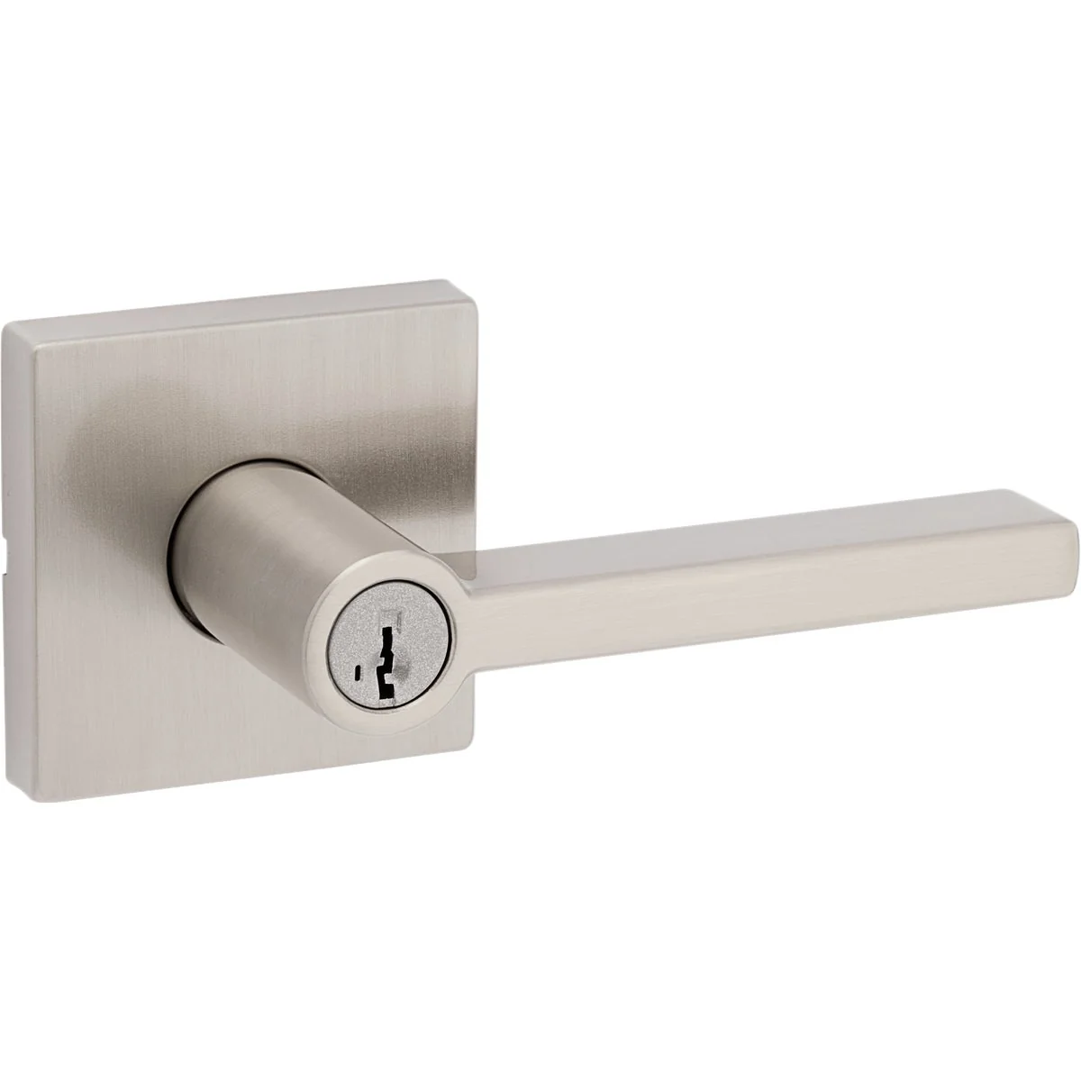 Original Design Kwikset Signature SmartKey Halifax Satin Nickel Entry Lockset Reusable