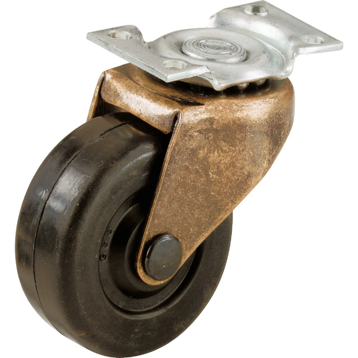 Specialty Do it 2 In. Medium-Duty Soft Rubber Swivel Plate Caster 2-Pack Enhanced
