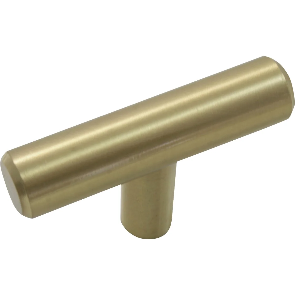 Verified Laurey 2 In. Satin Brass Steel T-Bar Knob Quality