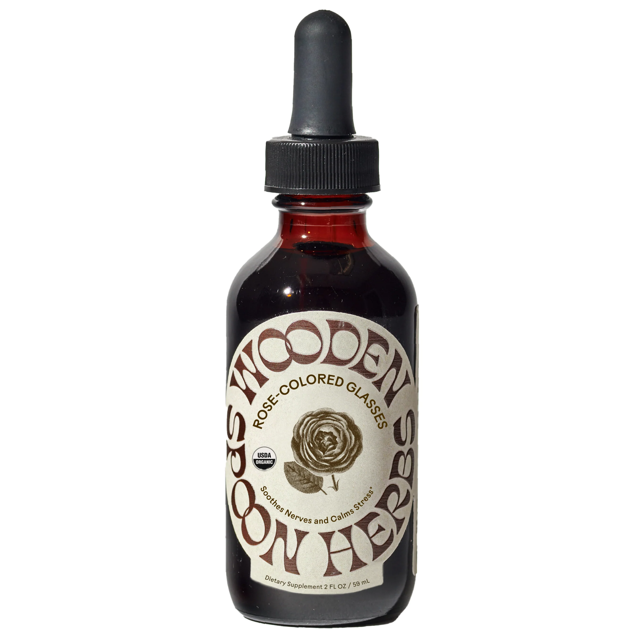 Flexible Wooden Spoon Herbs Rose-Colored Glasses Tincture Outstanding