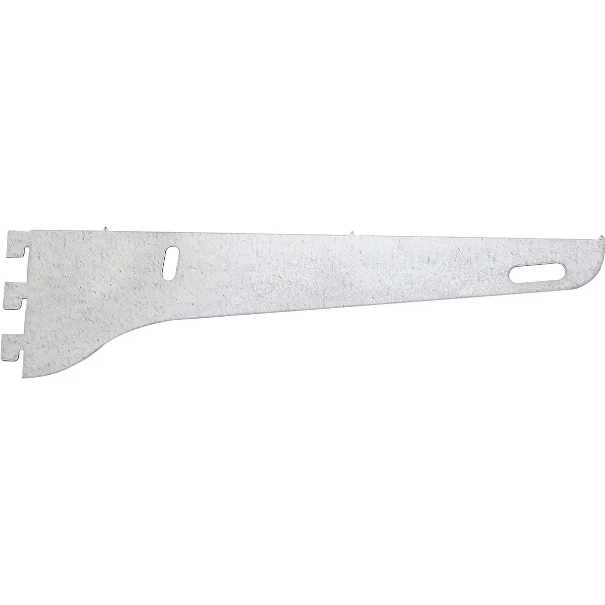 High-End John Sterling Fast-Mount 11 In. Galvanized Steel Single Shelf Bracket Solid