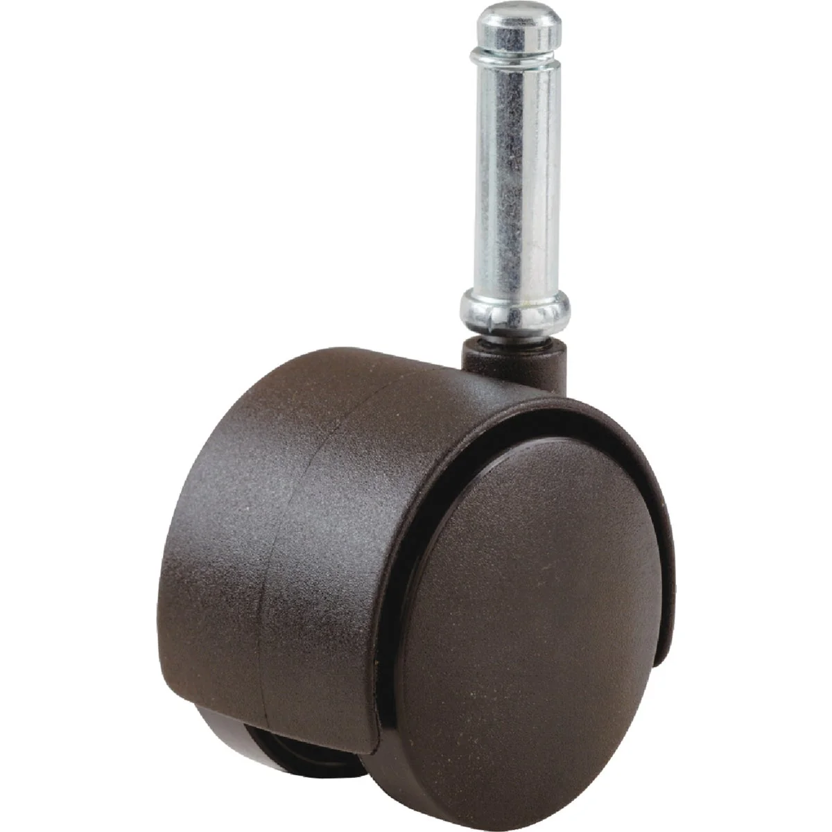 Next-Generation Do it 2 In. Dia. Brown Twin Wheel Caster with 7 8 In. Stem 1-Count Authentic