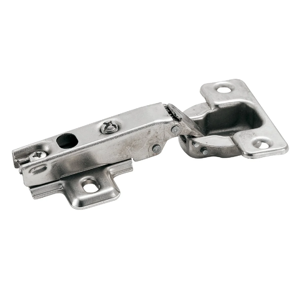Sustainable Amerock Frameless 4-1 2 In. Nickel 110 Degree European Concealed Hinge 2-Pack World-Class