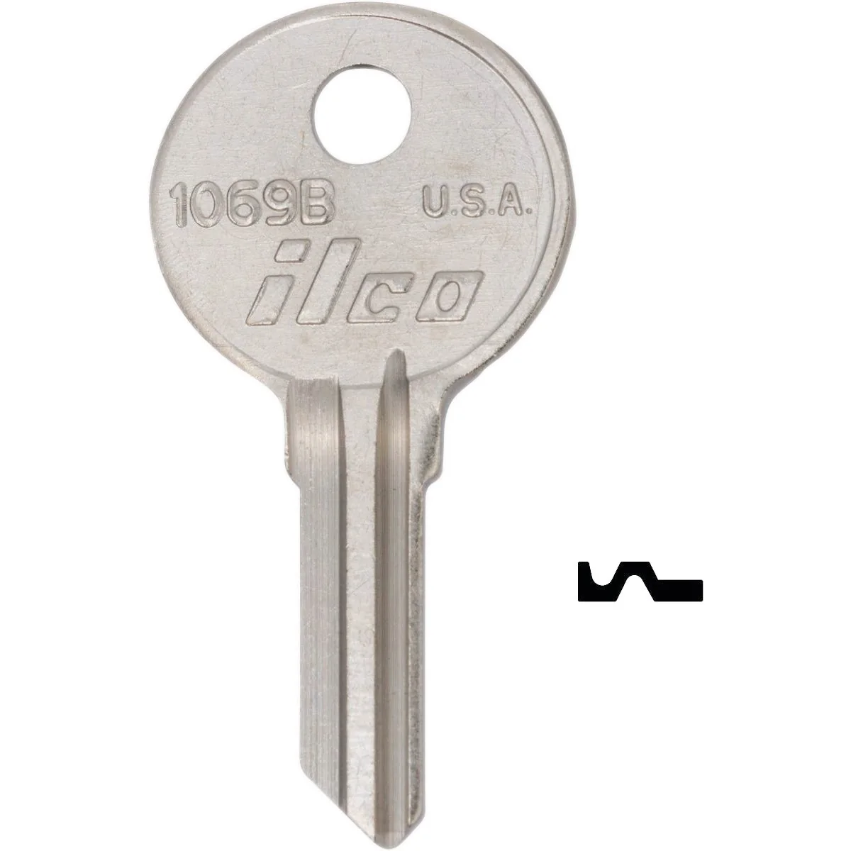 Sophisticated ILCO 1069B National Cabinet Lock Key Blank 10-Pack High-Quality