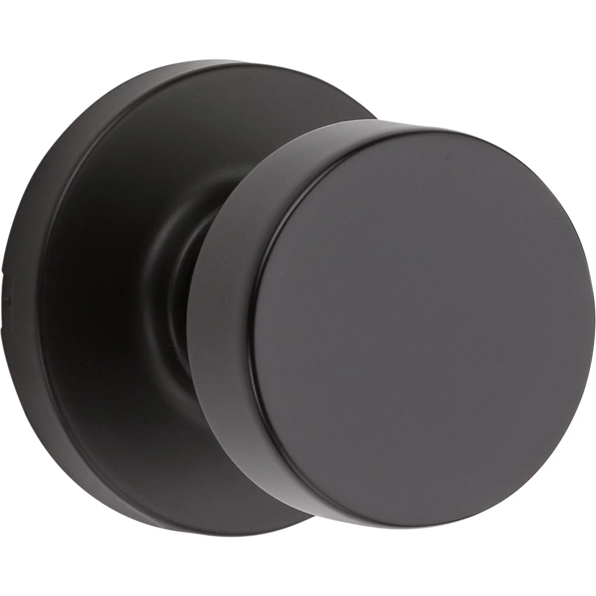 Original Kwikset Pismo Contemporary Matte Black Passage Knob High-Quality