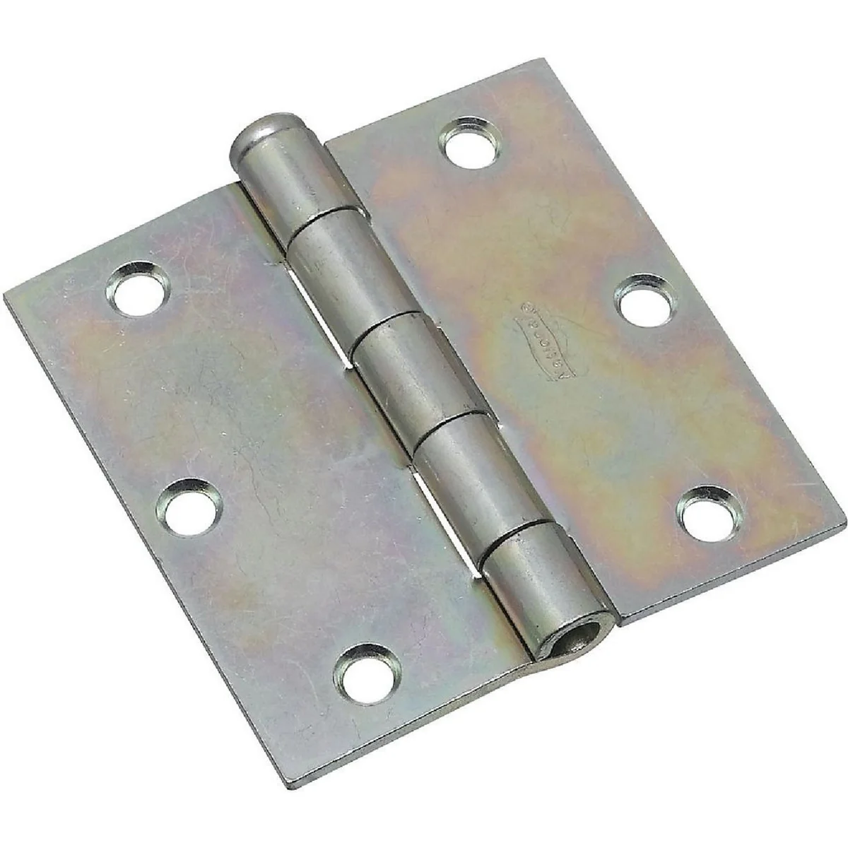 Innovative National 3-1 2 In. Square Zinc Plated Steel Broad Door Hinge 2-Pack Sustainable