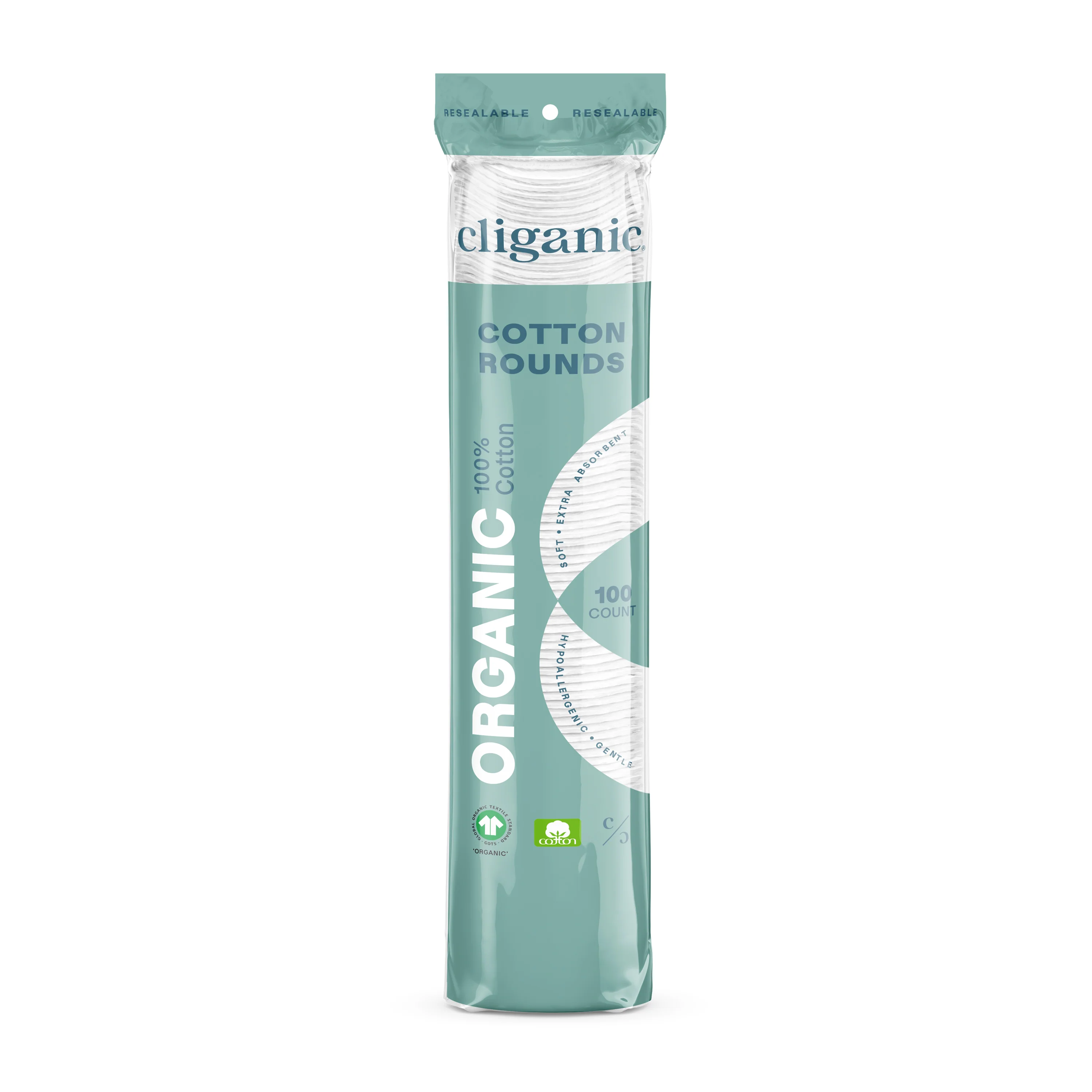 Safe Cliganic Organic Cotton Rounds Contemporary