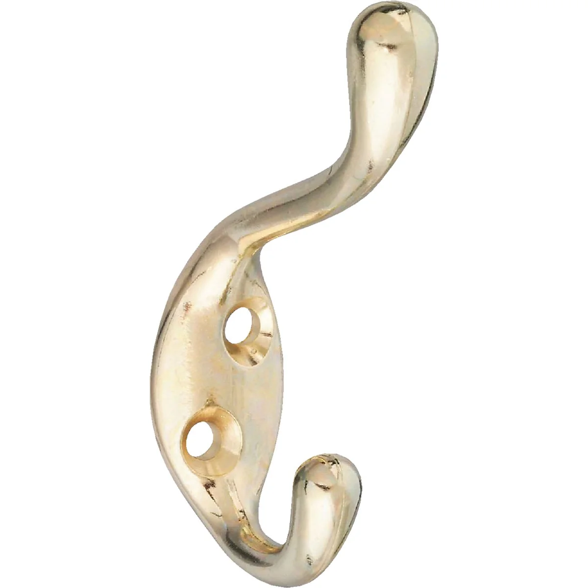 Exclusive National Heavy-Duty Bright Brass Wardrobe Hook High-Grade
