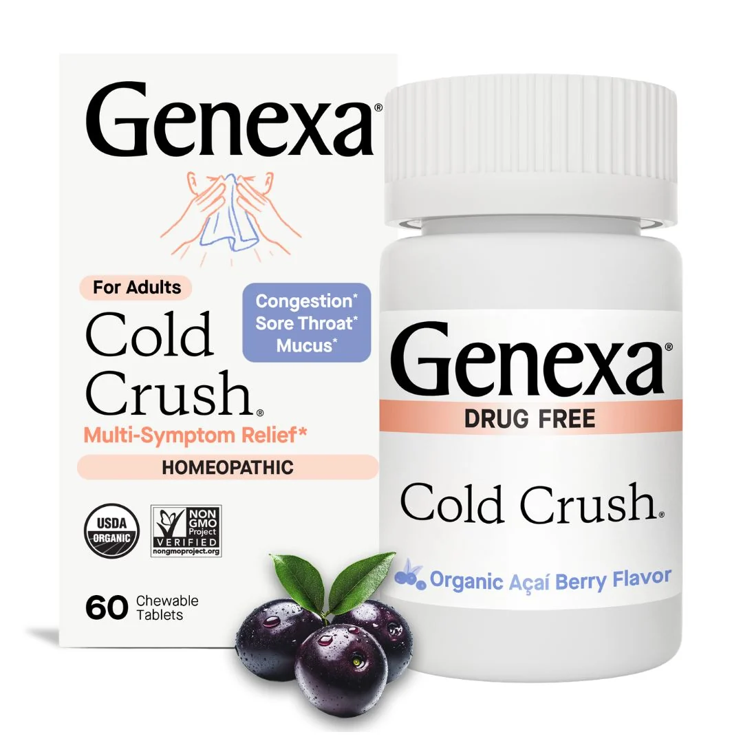 Casual GENEXA Adult Cold Crush Chewable Tablets - Non-Drowsy Artisan