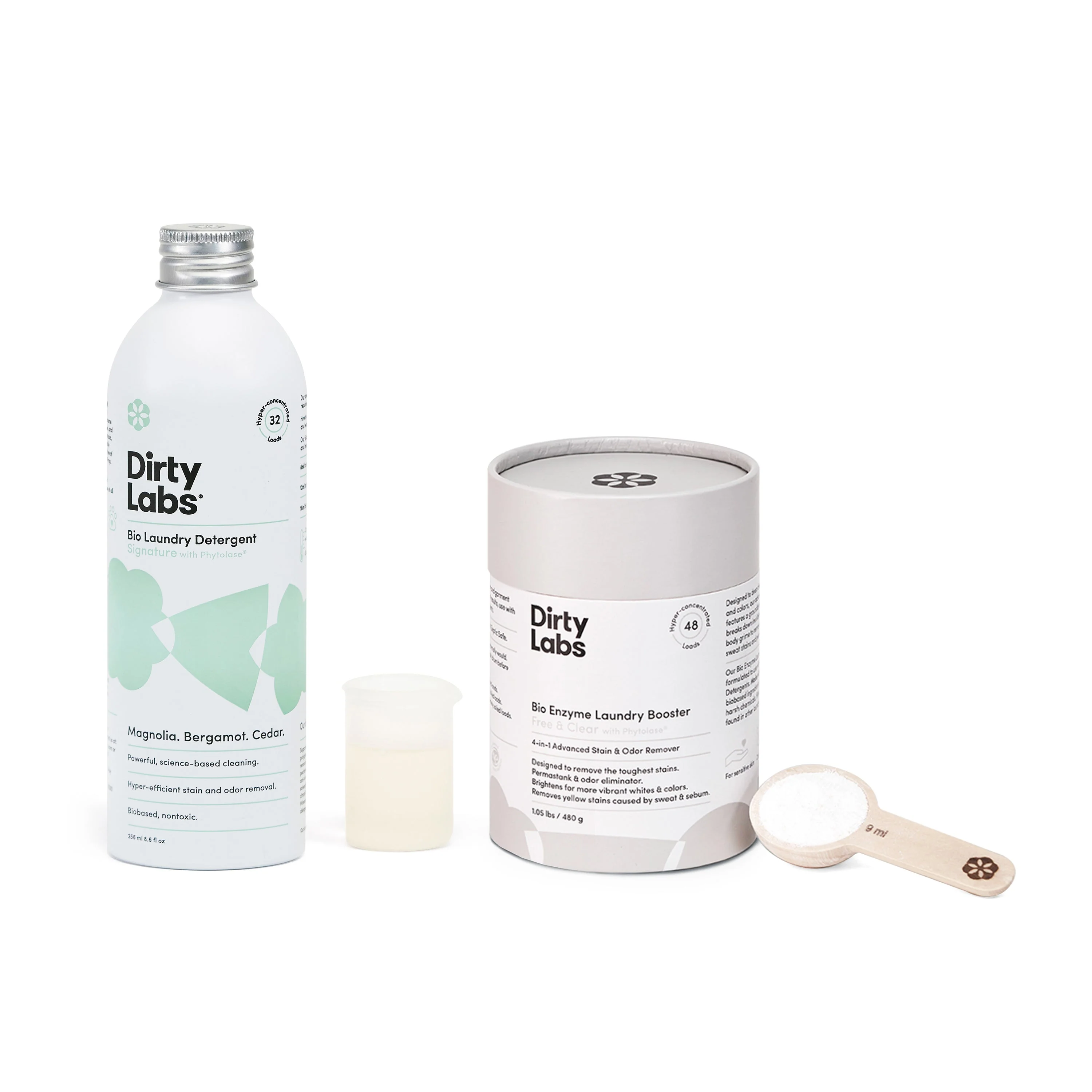 Selected Dirty Labs Bio Laundry Detergent with Phytolase® Bio Enzyme Laundry Booster Set Durable