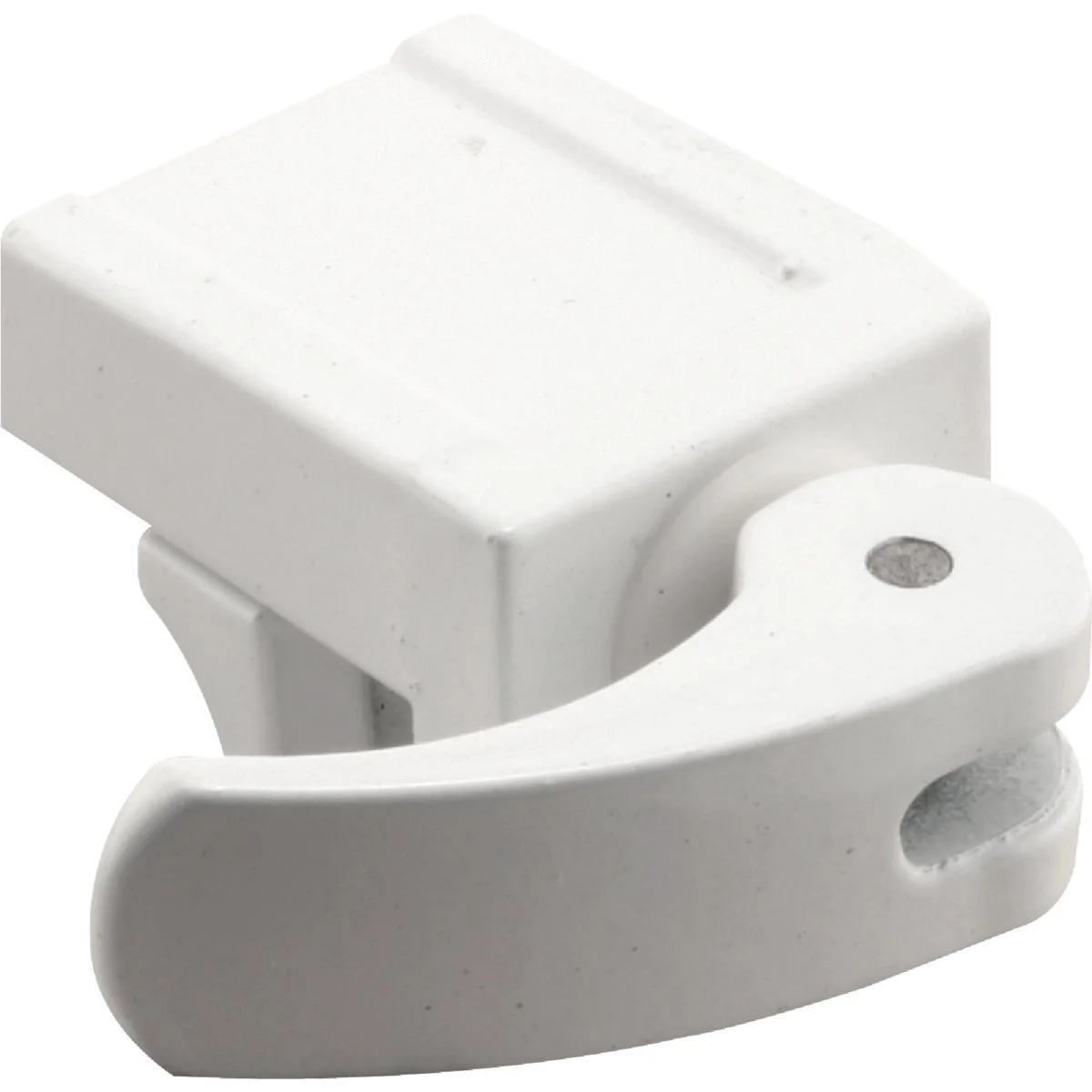 Sustainable Defender Security White Vinyl Sash Lock 2-Pack Green