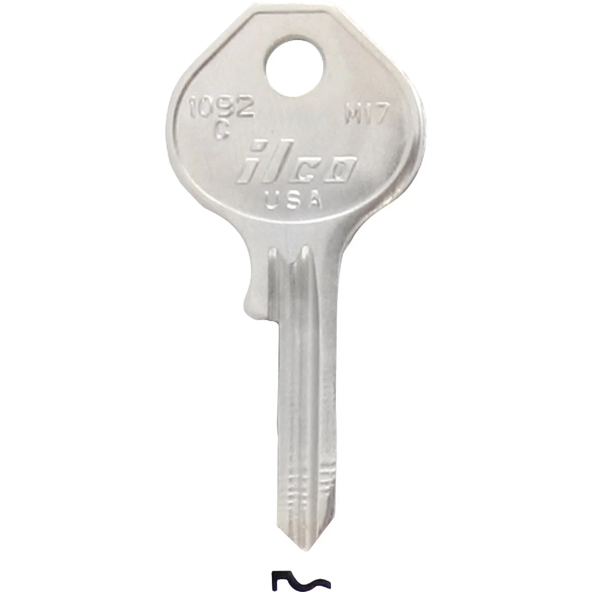 Recyclable ILCO Master Nickel Plated Padlock Key M17 10-Pack High-Performance